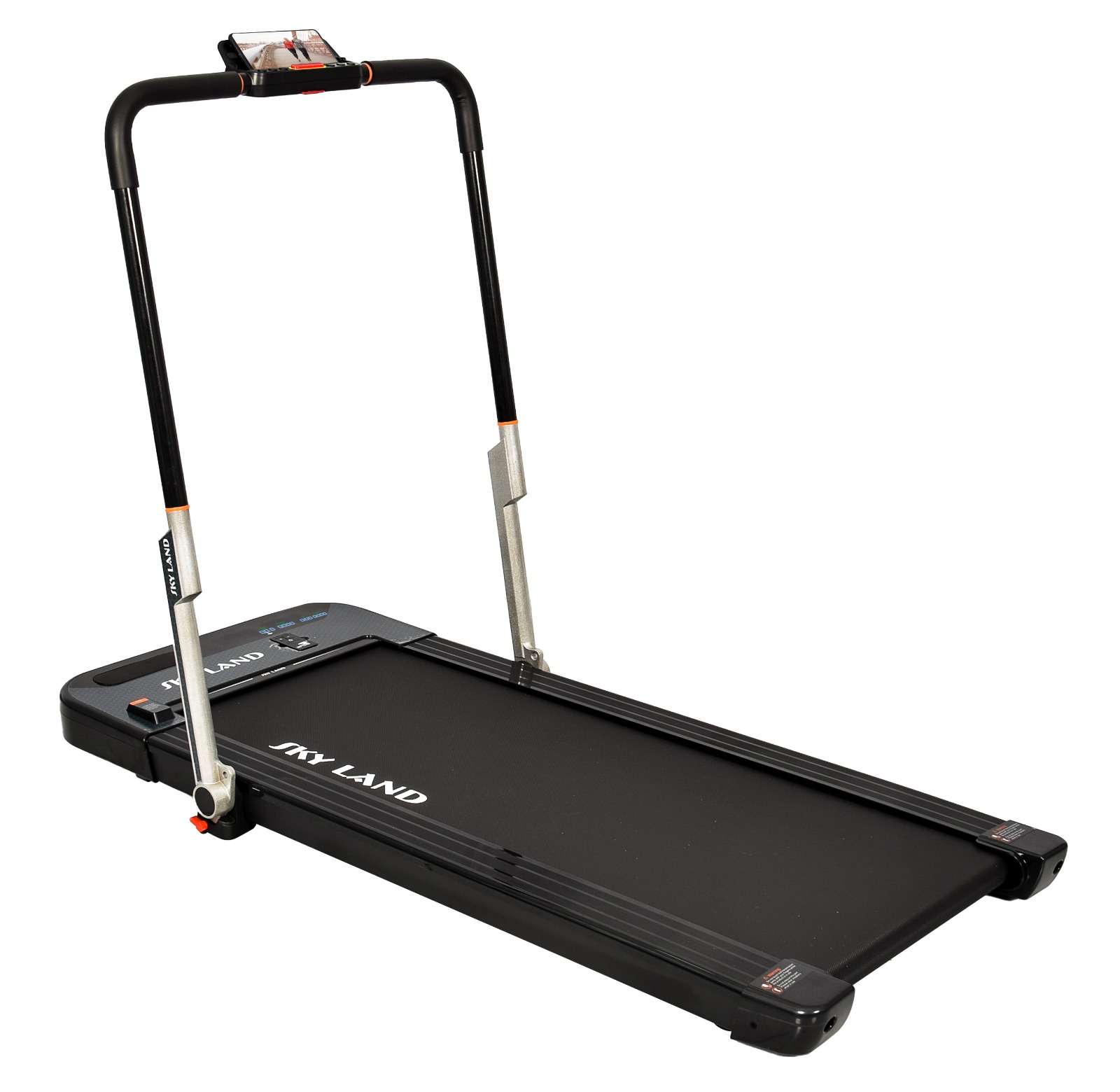 SKY LAND Fitness Treadmill 2 in 1 Under Desk Treadmill Foldable 2.5 HP Walking Pad and Running Machine for Home and office with Remote Control Super Slim Mini Quiet Home Treadmill EM 1293 Black SKYLAN...