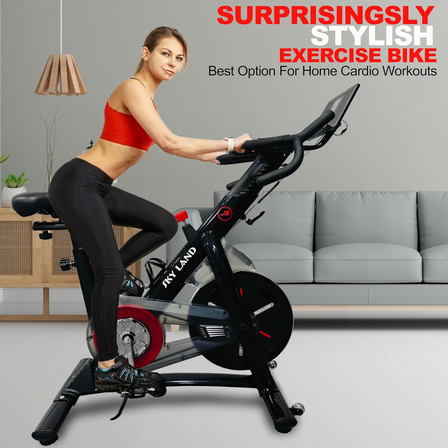 Spin Bike For Home Skyland EM-1568-W دراجة تمارين رياضية
