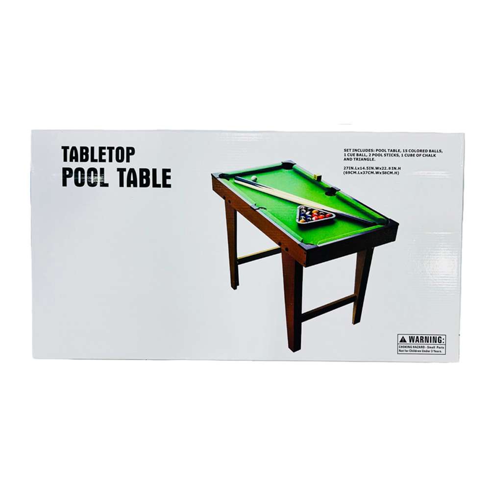 Sky Land Table Billiards Game Set, Mini Tabletop Pool Table Billiards
