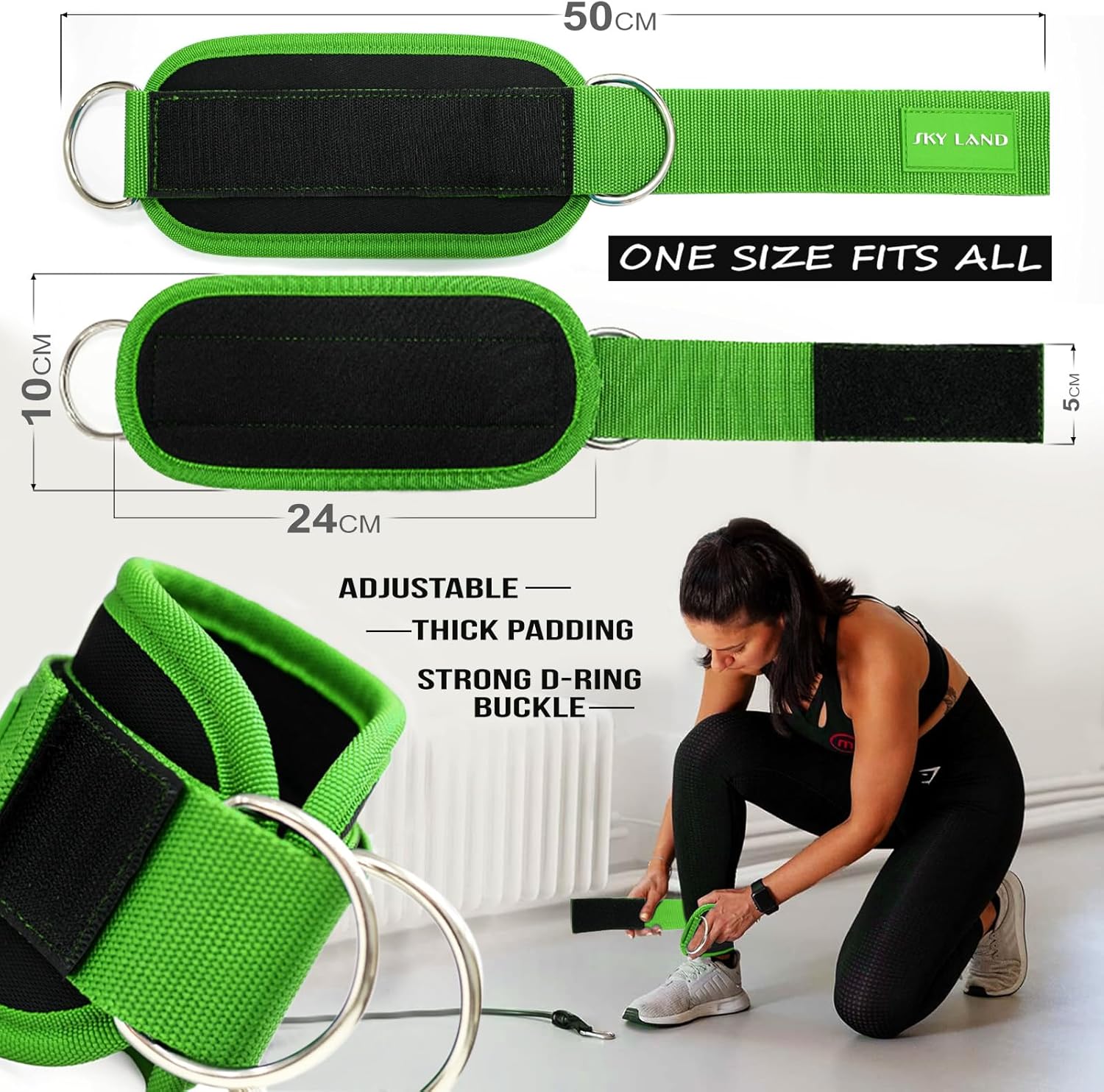 Gym Accessories For Women DMoose Fitness Ankle Straps For Cable
