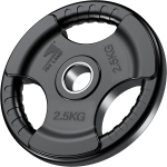 SKY LAND Olympic Weight Plate - 2.5kg Rubber Coated Cast Iron (EM-9264-2.5)
