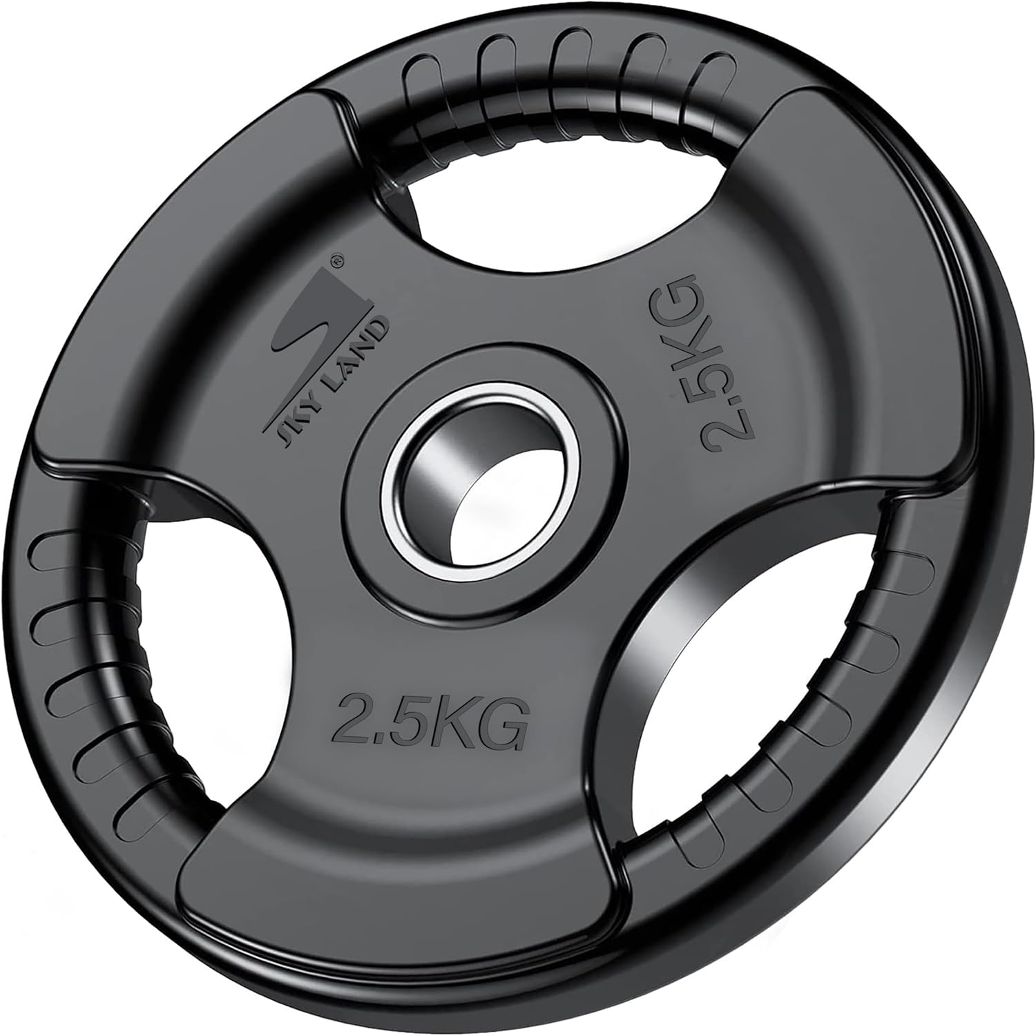 SKY LAND Olympic Weight Plate - 2.5kg Rubber Coated Cast Iron (EM-9264-2.5)