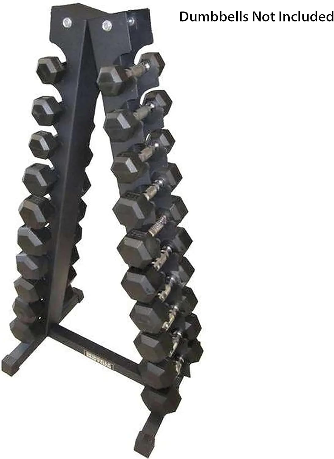 SKY LAND Dumbbell A-Frame Rack - Compact 10 Pair Dumbbell Holder, Space-Saving Design, EM-9228, Black - Image 7