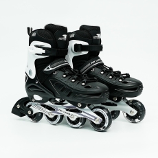 SKY LAND Professional Inline Skates for Kids and Teens with 8 Illuminated Wheels - Adjustable, Comfortable, and Safe