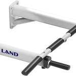 SKY LAND Wall Mounted Pull Up Bar Multifunctional Chin Up Bar for Home Gym, Heavy Duty Steel, Anti-Slip Grips, Dip Station, Leg Raises & Boxing Training – White, Large EM-1199 multi grip
