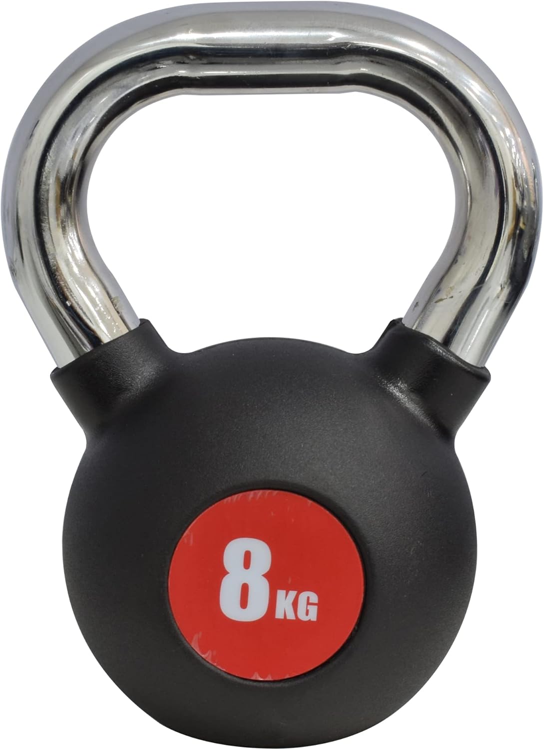 SKY LAND Kettlebell Rubber Coated Cast Iron Kettle dumbbell with Chrome Handle Kettlebell Weight For Strength And Weight Training – Exercise Kettlebell For Whole Body Workout-EM-9267-8