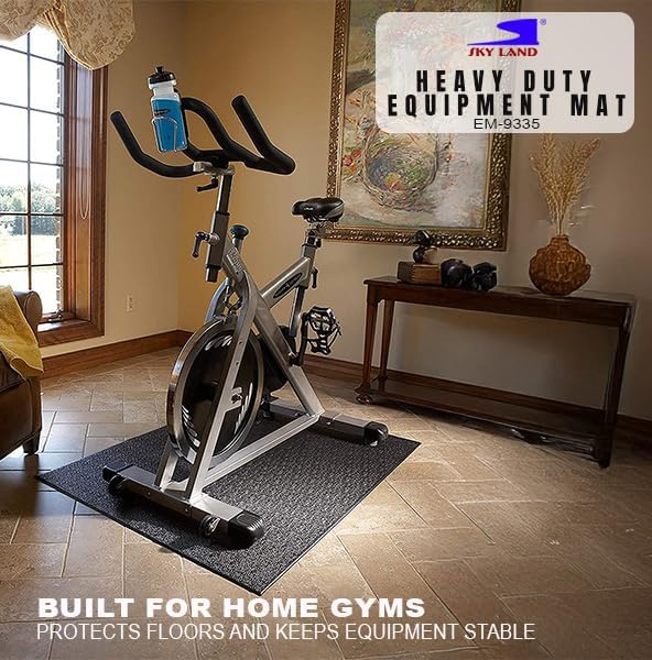 SKY LAND Multi-Color PVC Fitness Mat (EM-9335) – Durable & Non-Slip Exercise Mat for Yoga, Pilates, and Home Workouts – Lightweight Floor Protector for Various Fitness Routines - Image 2