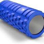 SKY LAND FITNESS Grid Foam Roller - Blue, High-Density EVA Foam Roller for Deep Tissue Massage, Muscle Recovery, and Pain Relief - Ideal for Yoga, Pilates, Exercise, and Physical Therapy