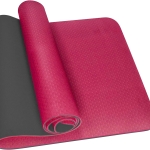 SKY LAND Yoga Mat Non Slip,6mm Yoga Mat-Ideal for HiiT, Pilates, Yoga, and Home Workouts-TPE Gym Exercise Mat Ideal for Various Fitness Routines (Red, 183 x 61cm)-EM-9304-R