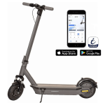 SKY LAND Electric Scooter With suspension fork waterproof battery & 3 Level Speed and Fixed Digital Speedometer On Board and App-E scooter Black, with Top speed 25km/hr EM-1606-B