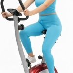 Magnetic Upright Exercise Bike for Home Gym ?C Adjustable Seat & Handlebar, Digital Display, 8 Resistance Levels, Silent Indoor Cycling Bike for Full-Body Cardio & Strength Training (EM-1531)