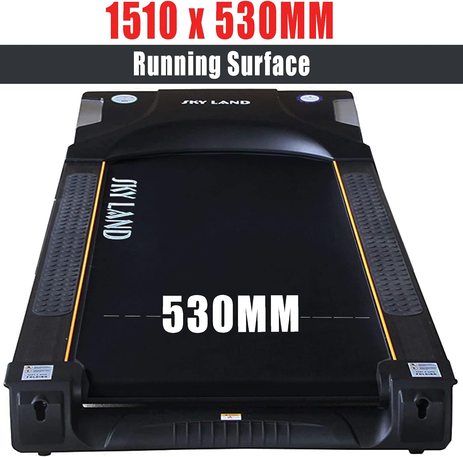 SKY LAND Fitness Treadmill With Powerful (9 HP PEAK DC MOTOR) Bluetooth , Auto Incline 15%,Cardio Fitness for Home, 3-YEAR MOTOR WARRANTY & LIFETIME FRAME WARRANTY EM-1264 - Image 4