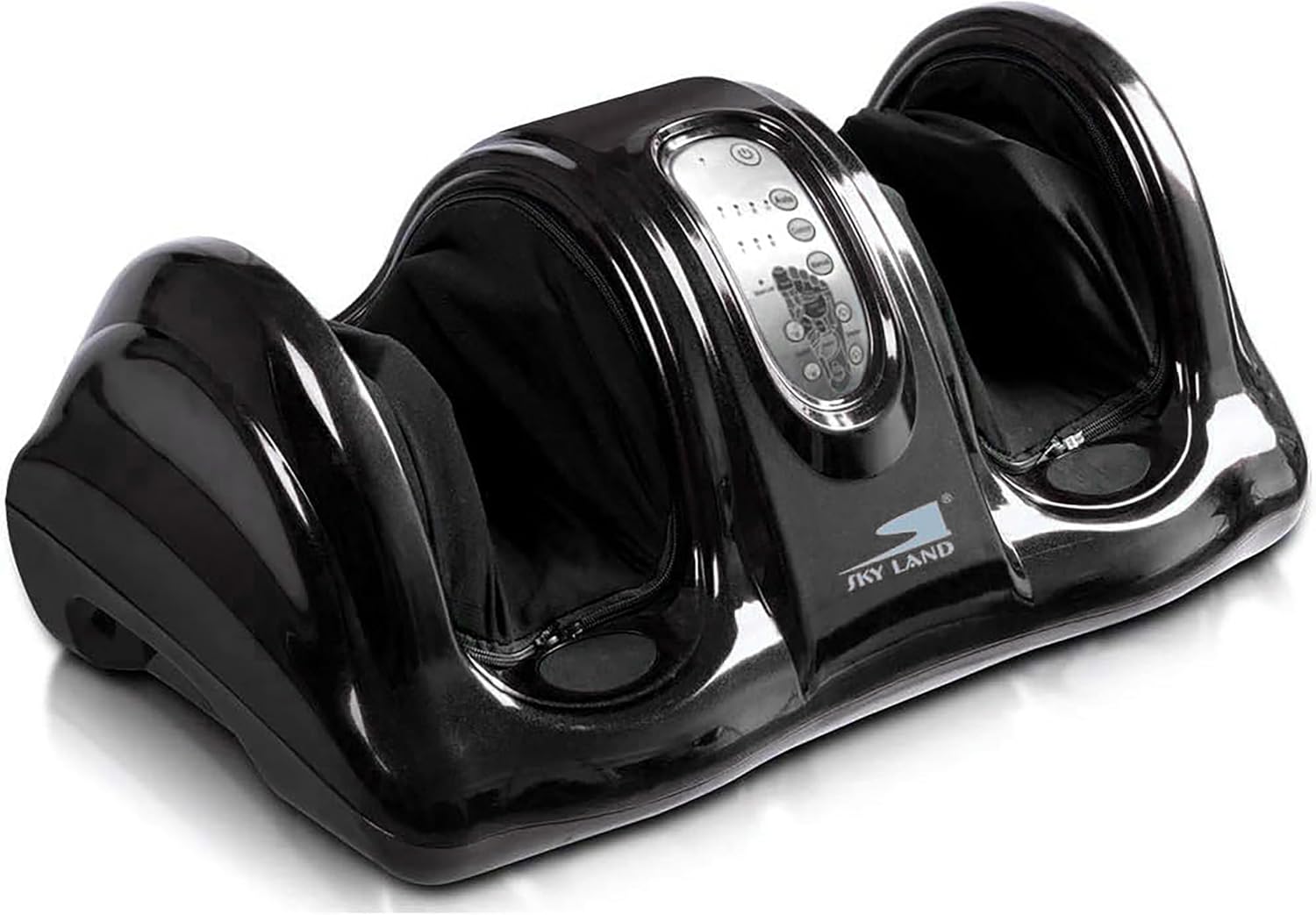 Foot Massager Machine | Shiatsu Foot & Calf Massager For Reflexology Kneading & Rolling with Remote Control | Promotes Blood Circulation & Relieves Foot Pain | EM-2158, Black