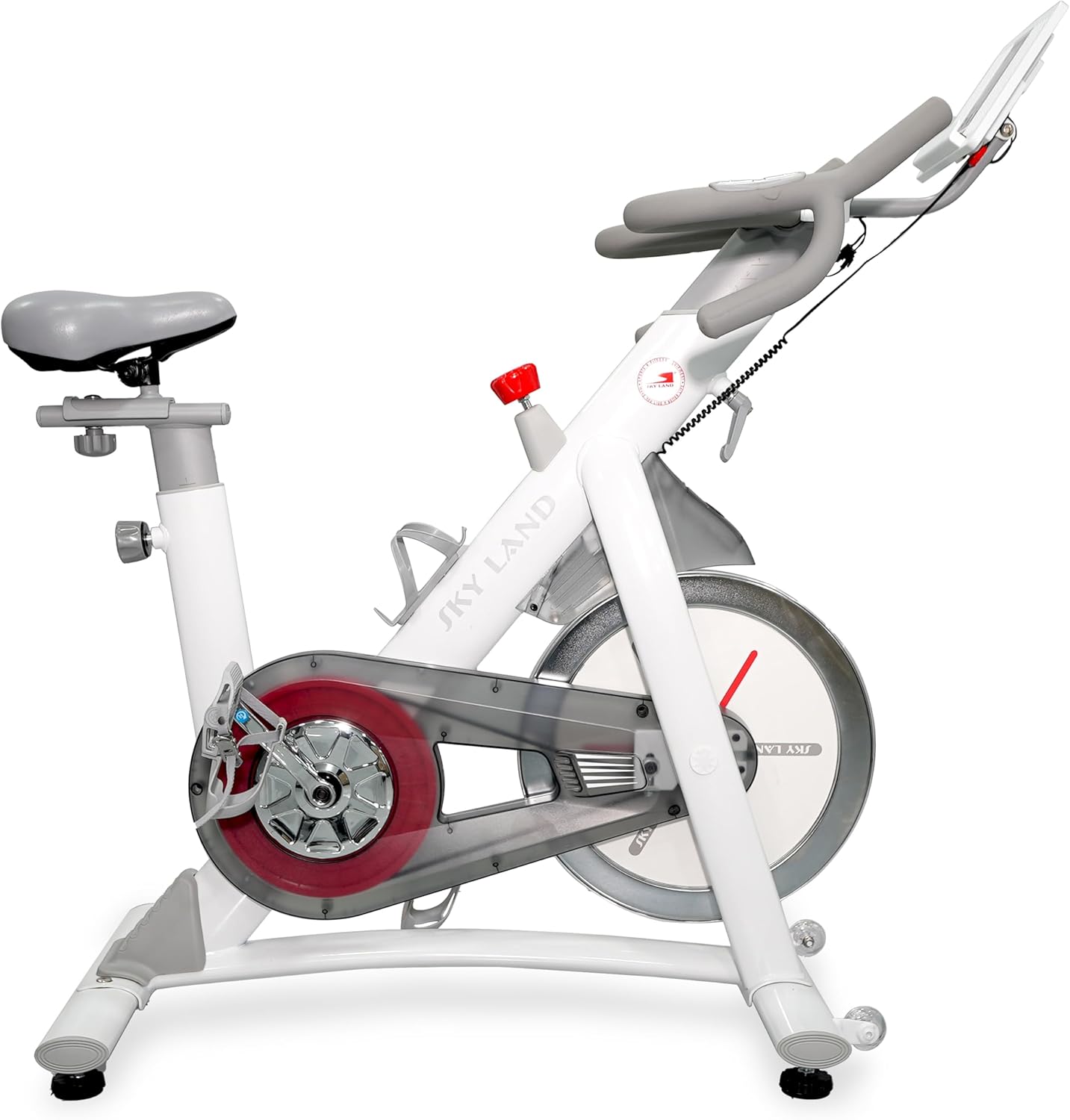 Magnetic Exercise Bike: Versatile Indoor Cycling Stationary Bike for All, Home Cardio Workout with Belt Drive System and Adjustable Comfort-EM-1568-W