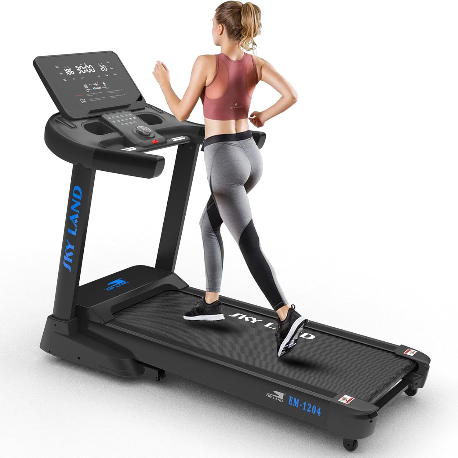Treadmill 7 HP Peak Motor - Foldable Running Machine for Home with Auto Incline (20%) ?C Max User 150 kg, Speed 22 KM/H, Bluetooth & App Support ?C Cardio Machine for Home & Office Use