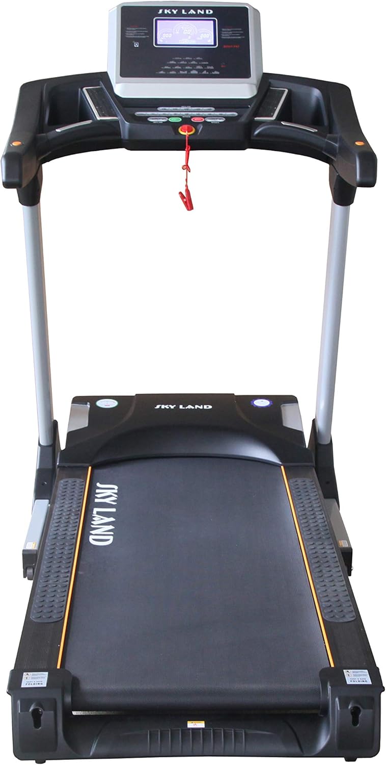 SKY LAND Fitness Treadmill With Powerful (9 HP PEAK DC MOTOR) Bluetooth , Auto Incline 15%,Cardio Fitness for Home, 3-YEAR MOTOR WARRANTY & LIFETIME FRAME WARRANTY EM-1264 - Image 6