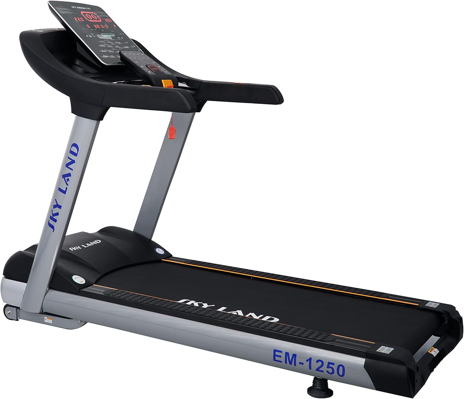Commercial Treadmill | 8 HP Peak AC Motor, 180 KG Capacity, 15% Auto Incline, 155??55 cm Running Area, 9" LED Display, Bluetooth Speaker & FitShow App EM-1250