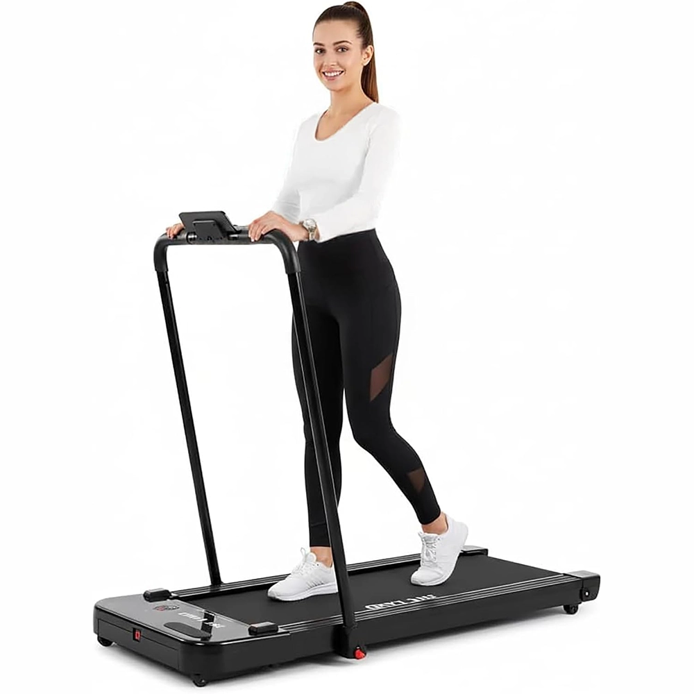 Treadmill: 2-in-1 Under Desk Treadmill: Foldable 2.5 HP Walking Pad and Running Machine for Home and office, with Remote Control, Super Slim Mini Quiet Home Treadmill