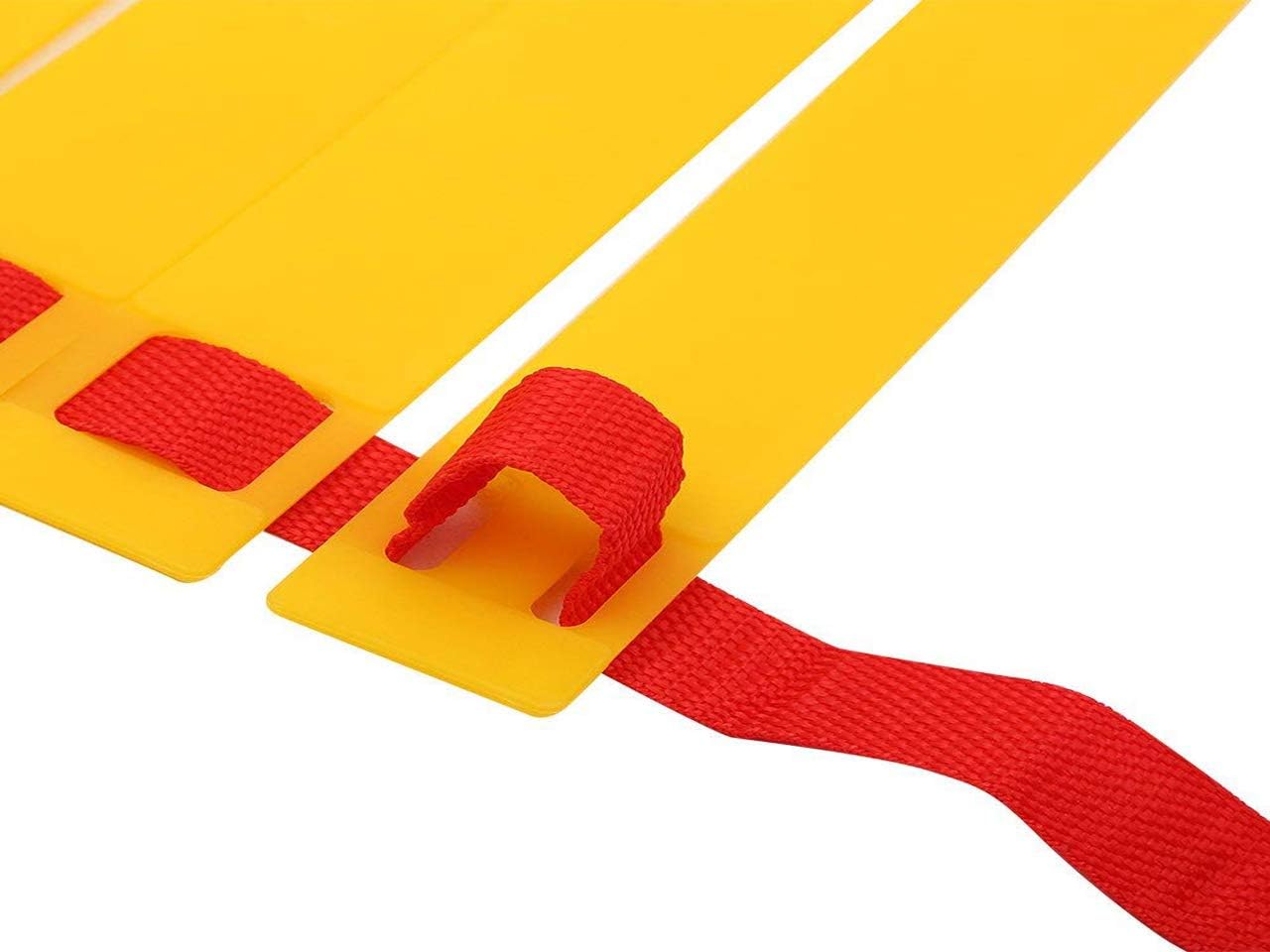 SKY LAND Agility Ladder 8M 16 Rung Speed Training Ladder with Carry Bag Red EM-9337-R - Image 5