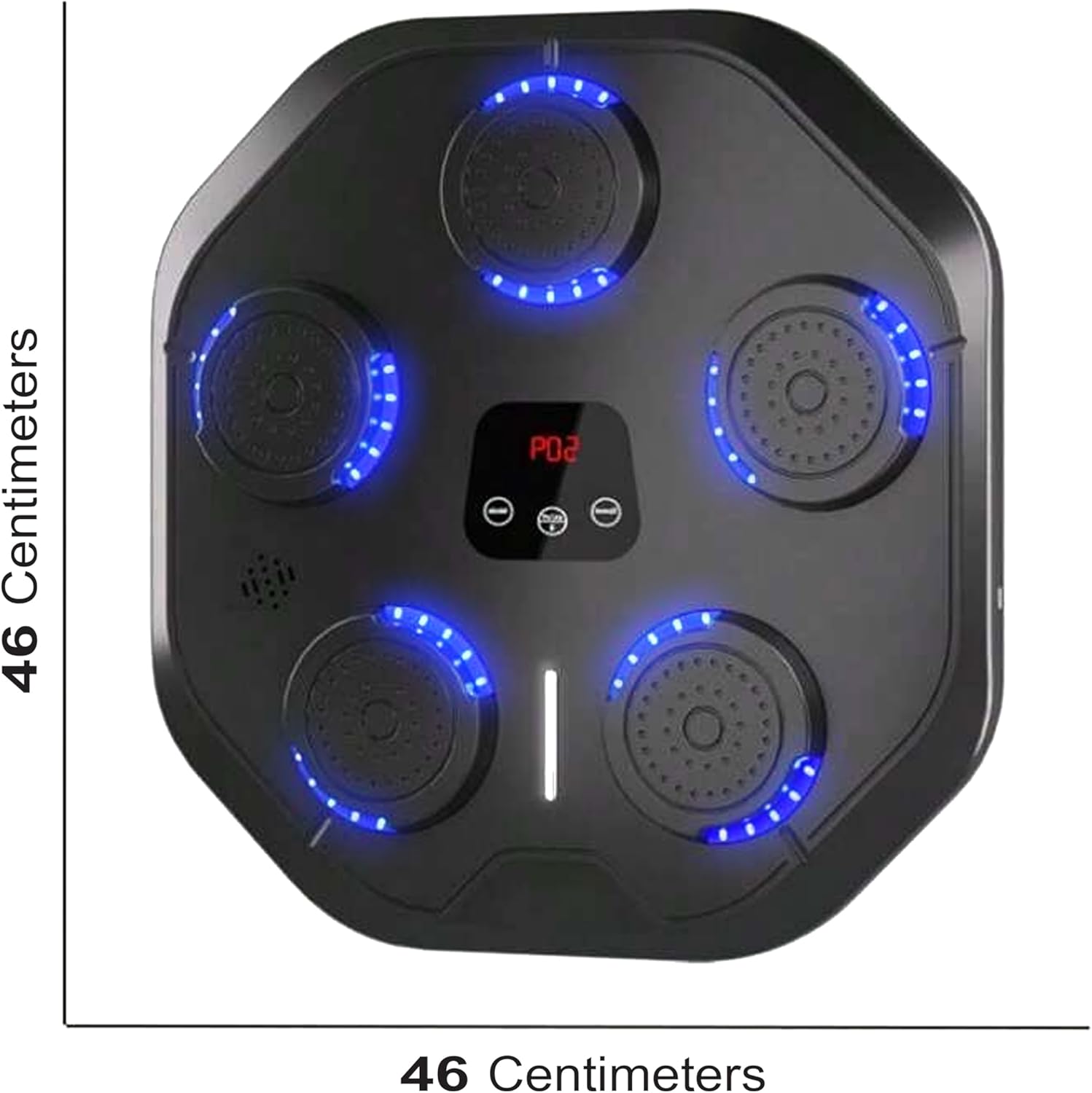 SKY LAND Smart Music Boxing Machine EM-1883 | LED Wall Mounted Punching Pad with Bluetooth, 9 Speed Levels & Rechargeable Reflex Trainer - Image 7