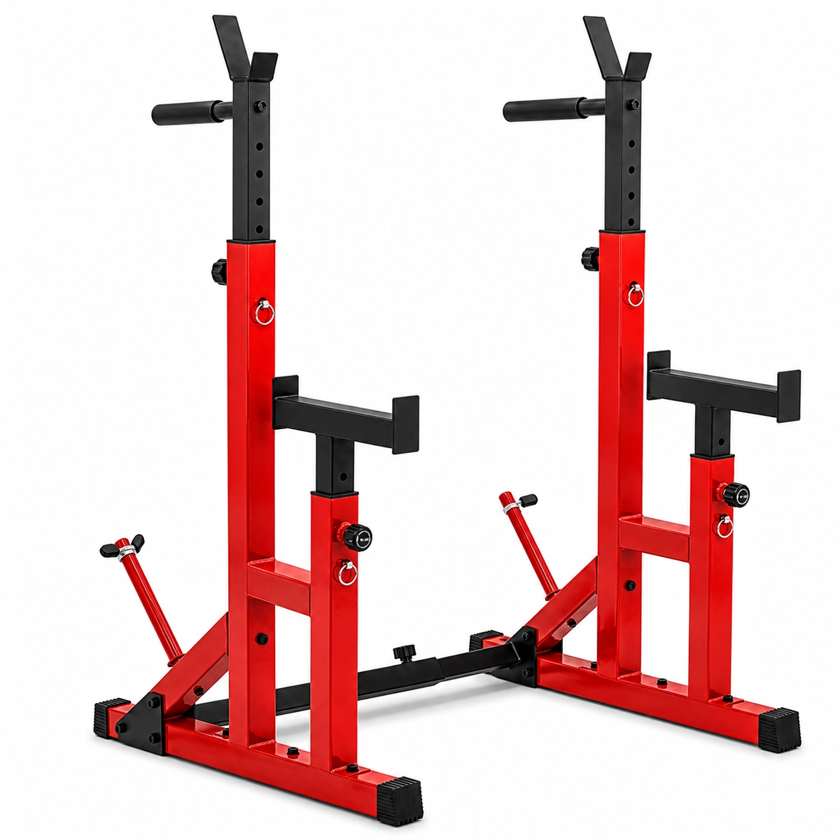 SKY LAND GM-8139 Adjustable Squat Rack | 250KG Heavy-Duty Barbell Stand for Home Gym